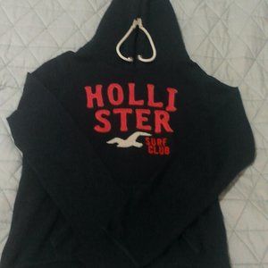 Large Navy-Blue Hollister Sweatshirt